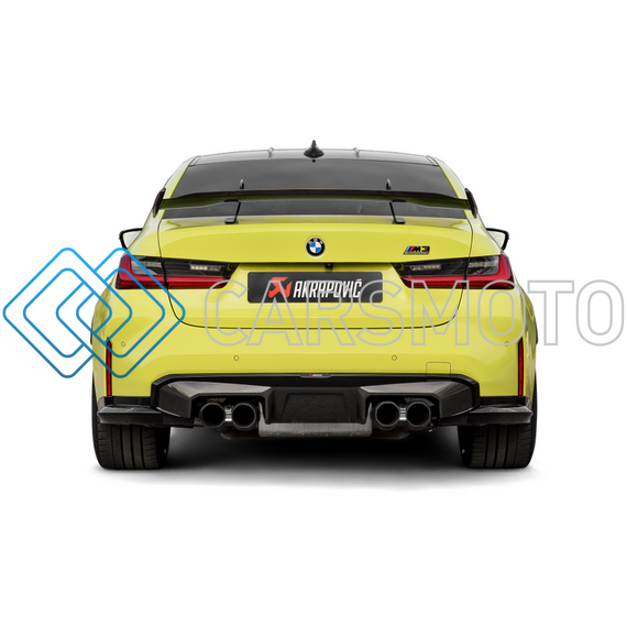 AKRAPOVIC S-BM/TI/33H ВЫХЛОПНАЯ СИСТЕМА SLIP-ON (TITANIUM) ДЛЯ BMW M3 / M4 (G80 / G82) (БЕЗ НАСАДОК)