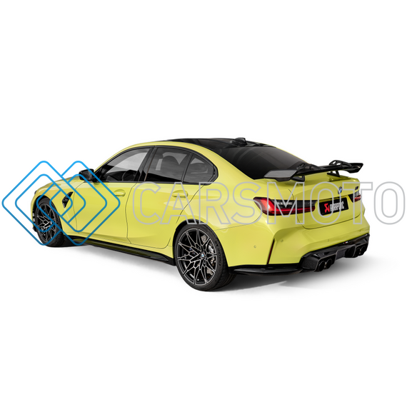 AKRAPOVIC S-BM/TI/33H ВЫХЛОПНАЯ СИСТЕМА SLIP-ON (TITANIUM) ДЛЯ BMW M3 / M4 (G80 / G82) (БЕЗ НАСАДОК)