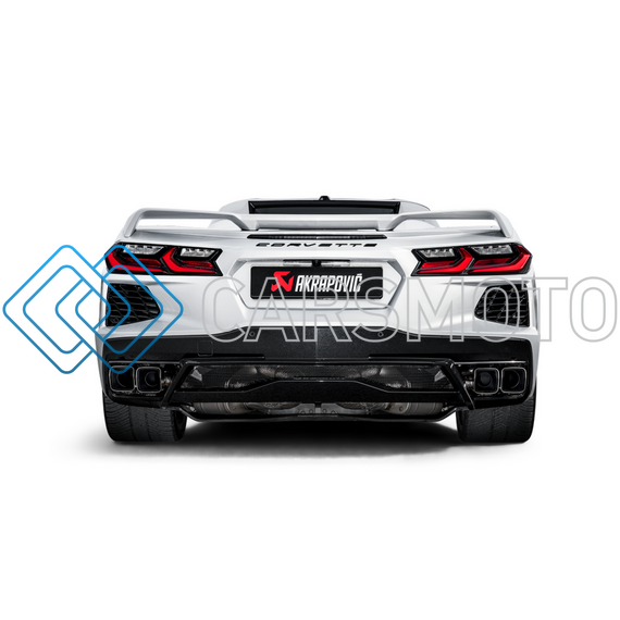 AKRAPOVIC S-CO/TI/3 ВЫХЛОПНАЯ СИСТЕМА SLIP-ON (TITANIUM) ДЛЯ CHEVROLET CORVETTE C8