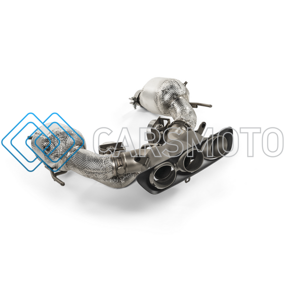 AKRAPOVIC S-FE/T/2 ВЫХЛОПНАЯ СИСТЕМА SLIP-ON RACE LINE (TITANIUM) ДЛЯ FERRARI 296 GTB