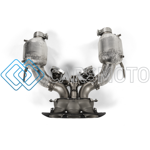 AKRAPOVIC S-FE/T/2 ВЫХЛОПНАЯ СИСТЕМА SLIP-ON RACE LINE (TITANIUM) ДЛЯ FERRARI 296 GTB