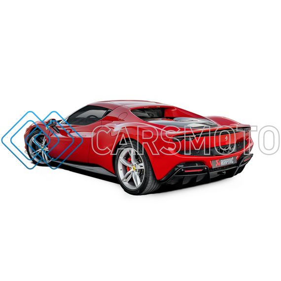 AKRAPOVIC S-FE/T/2 ВЫХЛОПНАЯ СИСТЕМА SLIP-ON RACE LINE (TITANIUM) ДЛЯ FERRARI 296 GTB