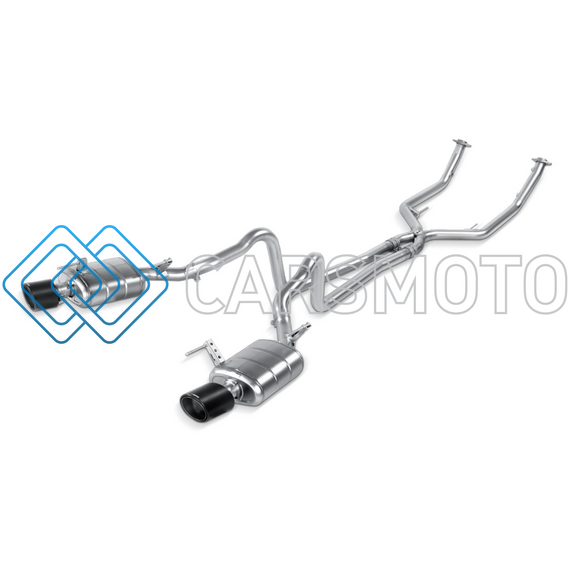 AKRAPOVIC S-FOMUGT ВЫХЛОПНАЯ СИСТЕМА EVOLUTION LINE CAT-BACK (СТАЛЬ) ДЛЯ FORD MUSTANG GT
