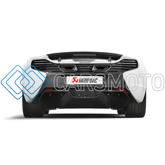 AKRAPOVIC S-MC/TI/2 ВЫХЛОПНАЯ СИСТЕМА SLIP-ON LINE (TITANIUM) С НАСАДКАМИ CARBON ДЛЯ MCLAREN 650S / 650S SPYDER