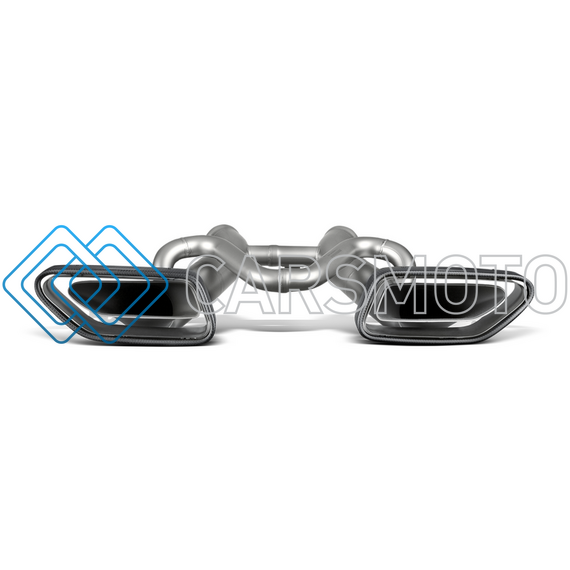 AKRAPOVIC S-MC/TI/2 ВЫХЛОПНАЯ СИСТЕМА SLIP-ON LINE (TITANIUM) С НАСАДКАМИ CARBON ДЛЯ MCLAREN 650S / 650S SPYDER