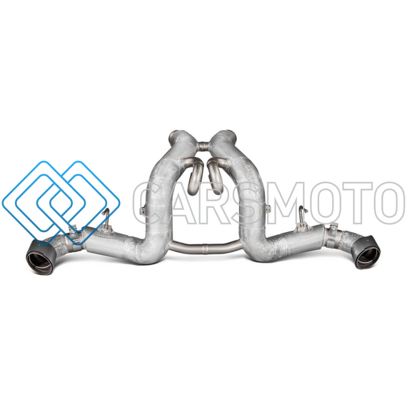 AKRAPOVIC S-MC/TI/3 ВЫХЛОПНАЯ СИСТЕМА SLIP-ON LINE (TITANIUM) С НАСАДКАМИ CARBON ДЛЯ MCLAREN 540C / 570S
