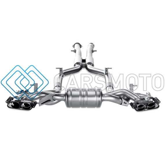 AKRAPOVIC S-MESLSAMG/1 ВЫХЛОПНАЯ СИСТЕМА EVOLUTION LINE (TITANIUM) С НАСАДКАМИ CARBON ДЛЯ MERCEDES SLS AMG