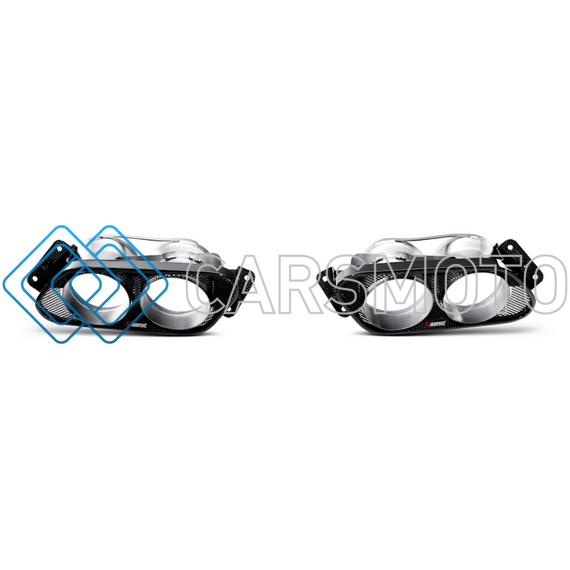 AKRAPOVIC S-MESLSAMG/1 ВЫХЛОПНАЯ СИСТЕМА EVOLUTION LINE (TITANIUM) С НАСАДКАМИ CARBON ДЛЯ MERCEDES SLS AMG