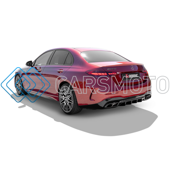AKRAPOVIC S-ME/T/4H ВЫХЛОПНАЯ СИСТЕМА SLIP-ON (TITANIUM) ДЛЯ MERCEDES-AMG C 63 S E PERFORMANCE (W206, S206)