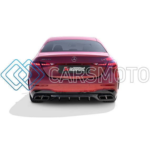 AKRAPOVIC S-ME/T/4H ВЫХЛОПНАЯ СИСТЕМА SLIP-ON (TITANIUM) ДЛЯ MERCEDES-AMG C 63 S E PERFORMANCE (W206, S206)