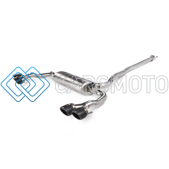 AKRAPOVIC S-ME/T/6H ВЫХЛОПНАЯ СИСТЕМА EVO LINE CAT-BACK (TITANIUM) С НАСАДКАМИ CARBON ДЛЯ MERCEDES-AMG CLA 45 / CLA 45 S (C118 / X118)