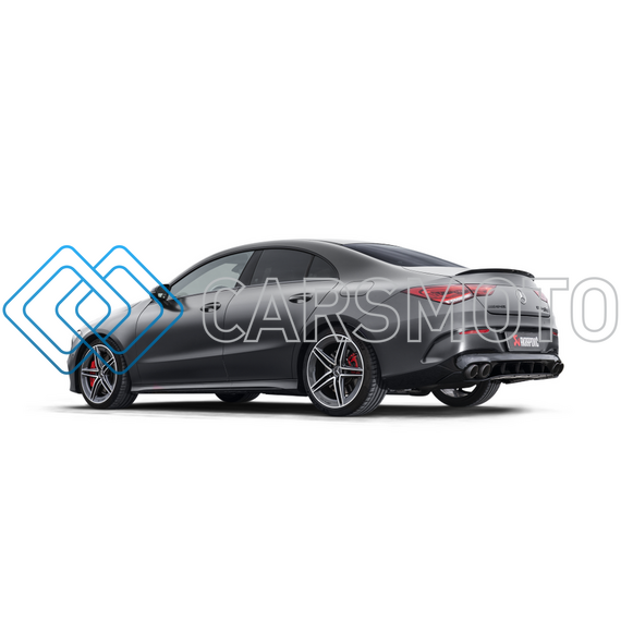 AKRAPOVIC S-ME/T/6H ВЫХЛОПНАЯ СИСТЕМА EVO LINE CAT-BACK (TITANIUM) С НАСАДКАМИ CARBON ДЛЯ MERCEDES-AMG CLA 45 / CLA 45 S (C118 / X118)