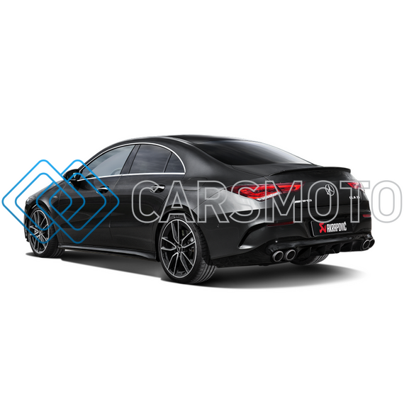 AKRAPOVIC S-ME/TI/10H ВЫХЛОПНАЯ СИСТЕМА SLIP-ON (TITANIUM) С НАСАДКАМИ TITANIUM ДЛЯ MERCEDES CLA35 AMG (C118 / X118)