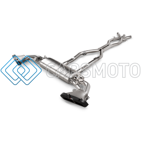 AKRAPOVIC S-ME/TI/15H/1 ВЫХЛОПНАЯ СИСТЕМА EVOLUTION LINE CAT-BACK (TITANIUM) С НАСАДКАМИ CARBON ДЛЯ MERCEDES-AMG GLS 63 (X167)
