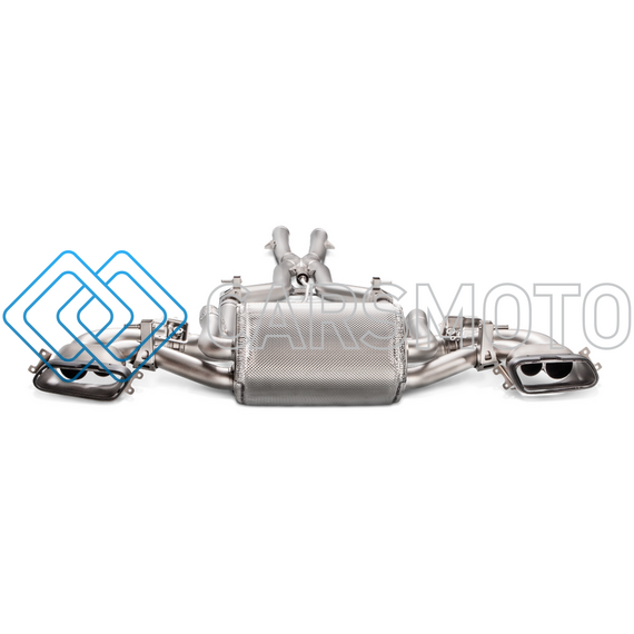AKRAPOVIC S-ME/TI/1H/1 ВЫХЛОПНАЯ СИСТЕМА EVOLUTION LINE CAT-BACK (TITANIUM) С НАСАДКАМИ CARBON ДЛЯ MERCEDES-AMG GT ROADSTER