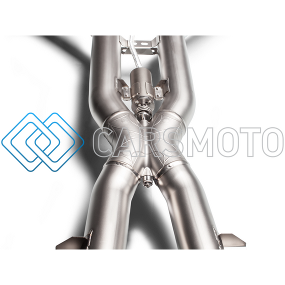 AKRAPOVIC S-ME/TI/1H/1 ВЫХЛОПНАЯ СИСТЕМА EVOLUTION LINE CAT-BACK (TITANIUM) С НАСАДКАМИ CARBON ДЛЯ MERCEDES-AMG GT ROADSTER