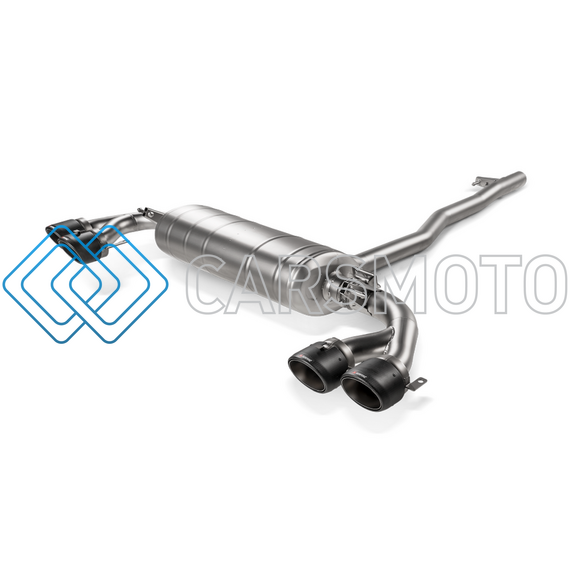 AKRAPOVIC S-ME/TI/6H ВЫХЛОПНАЯ СИСТЕМА SLIP-ON (TITANIUM) С OPF С НАСАДКАМИ CARBON ДЛЯ MERCEDES-AMG A35 HATCHBACK (W177)