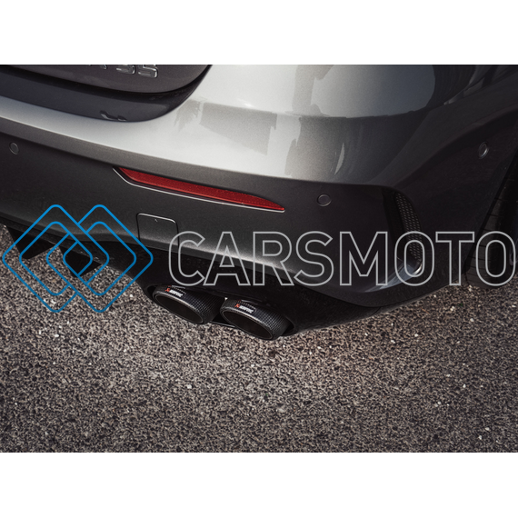 AKRAPOVIC S-ME/TI/6H ВЫХЛОПНАЯ СИСТЕМА SLIP-ON (TITANIUM) С OPF С НАСАДКАМИ CARBON ДЛЯ MERCEDES-AMG A35 HATCHBACK (W177)