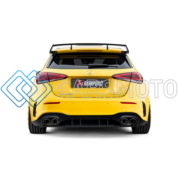 AKRAPOVIC S-ME/TI/6H ВЫХЛОПНАЯ СИСТЕМА SLIP-ON (TITANIUM) С OPF С НАСАДКАМИ CARBON ДЛЯ MERCEDES-AMG A35 HATCHBACK (W177)