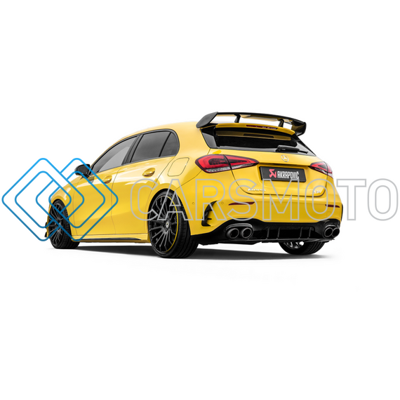 AKRAPOVIC S-ME/TI/6H ВЫХЛОПНАЯ СИСТЕМА SLIP-ON (TITANIUM) С OPF С НАСАДКАМИ CARBON ДЛЯ MERCEDES-AMG A35 HATCHBACK (W177)