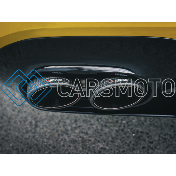 AKRAPOVIC S-ME/TI/6H ВЫХЛОПНАЯ СИСТЕМА SLIP-ON (TITANIUM) С OPF С НАСАДКАМИ CARBON ДЛЯ MERCEDES-AMG A35 HATCHBACK (W177)