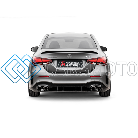AKRAPOVIC S-ME/TI/9H ВЫХЛОПНАЯ СИСТЕМА SLIP-ON (TITANIUM) С НАСАДКАМИ TITANIUM ДЛЯ MERCEDES A35 AMG SEDAN (W177)