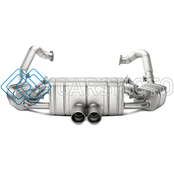 AKRAPOVIC S-PO981SO-HT/1 ВЫХЛОПНАЯ СИСТЕМА SLIP-ON LINE (TITANIUM) И НАСАДКАМИ TITANIUM ДЛЯ PORSCHE BOXSTER (981)