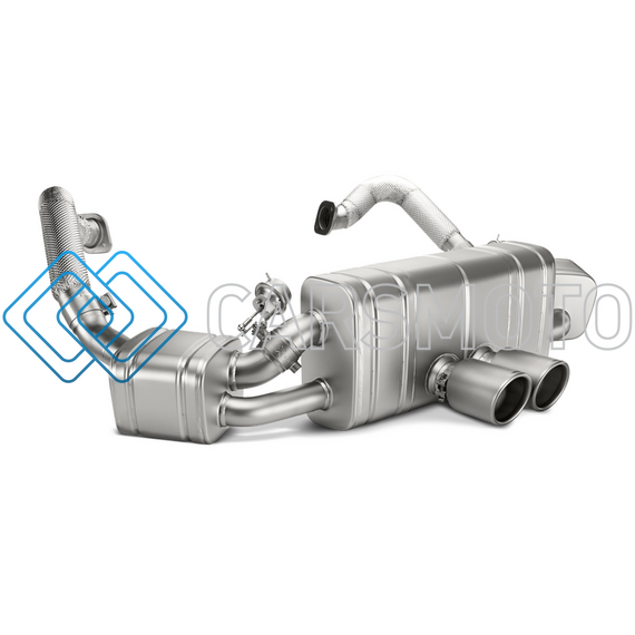 AKRAPOVIC S-PO981SO-HT/1 ВЫХЛОПНАЯ СИСТЕМА SLIP-ON LINE (TITANIUM) И НАСАДКАМИ TITANIUM ДЛЯ PORSCHE BOXSTER (981)