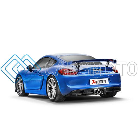 AKRAPOVIC S-PO981SO-HT/1 ВЫХЛОПНАЯ СИСТЕМА SLIP-ON LINE (TITANIUM) И НАСАДКАМИ TITANIUM ДЛЯ PORSCHE BOXSTER (981)