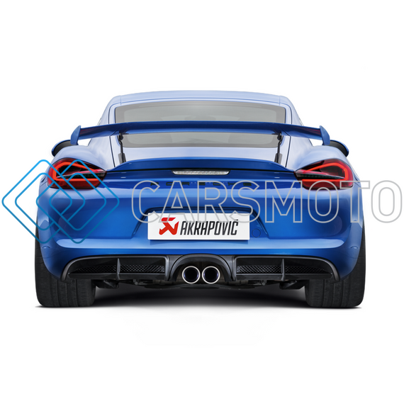 AKRAPOVIC S-PO981SO-HT/1 ВЫХЛОПНАЯ СИСТЕМА SLIP-ON LINE (TITANIUM) И НАСАДКАМИ TITANIUM ДЛЯ PORSCHE BOXSTER (981)