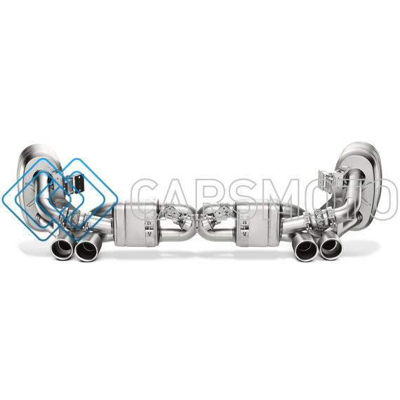AKRAPOVIC S-PO991SO-HT/1 ВЫХЛОПНАЯ СИСТЕМА SLIP-ON LINE (TITANIUM) С НАСАДКАМИ TITANIUM ДЛЯ PORSCHE 911 CARRERA S/4/4S/GTS (991)