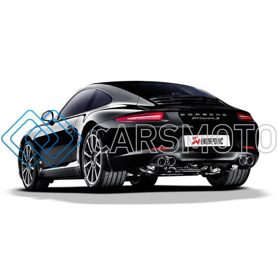 AKRAPOVIC S-PO991SO-HT/1 ВЫХЛОПНАЯ СИСТЕМА SLIP-ON LINE (TITANIUM) С НАСАДКАМИ TITANIUM ДЛЯ PORSCHE 911 CARRERA S/4/4S/GTS (991)