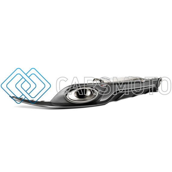 AKRAPOVIC S-PO991TSO-HT ВЫХЛОПНАЯ СИСТЕМА SLIP-ON LINE (TITANIUM) И НАСАДКАМИ CARBON / TITANIUM ДЛЯ PORSCHE 911 TURBO / TURBO S (991)