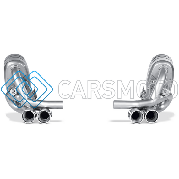 AKRAPOVIC S-PO997CA-TH ВЫХЛОПНАЯ СИСТЕМА SLIP-ON (TITANIUM) ДЛЯ PORSCHE 911 CARRERA CABRIOLET / S / 4 / 4S / GTS (997 DFI) (БЕЗ НАСАДОК)