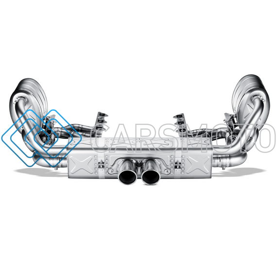 AKRAPOVIC S-PO997GT3E ВЫХЛОПНАЯ СИСТЕМА EVOLUTION LINE С КОЛЛЕКТОРОМ (TITANIUM) С НАСАДКАМИ TITANIUM ДЛЯ PORSCHE 911 GT3 / RS 3.6 (997)