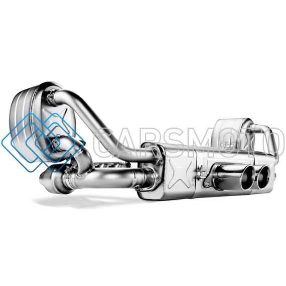 AKRAPOVIC S-PO997GT3E ВЫХЛОПНАЯ СИСТЕМА EVOLUTION LINE С КОЛЛЕКТОРОМ (TITANIUM) С НАСАДКАМИ TITANIUM ДЛЯ PORSCHE 911 GT3 / RS 3.6 (997)