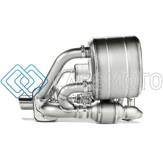 AKRAPOVIC S-PO997GT3E ВЫХЛОПНАЯ СИСТЕМА EVOLUTION LINE С КОЛЛЕКТОРОМ (TITANIUM) С НАСАДКАМИ TITANIUM ДЛЯ PORSCHE 911 GT3 / RS 3.6 (997)