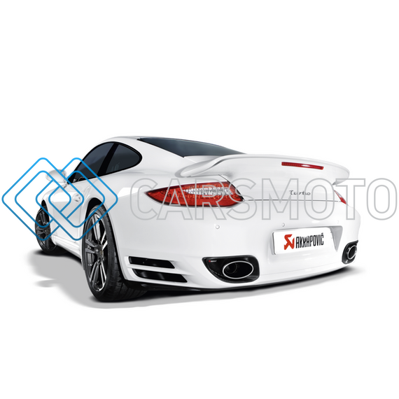 AKRAPOVIC S-PO997TFLH ВЫХЛОПНАЯ СИСТЕМА SLIP-ON (TITANIUM) С НАСАДКАМИ TITANIUM ДЛЯ PORSCHE 911 TURBO / TURBO S (997 FL)