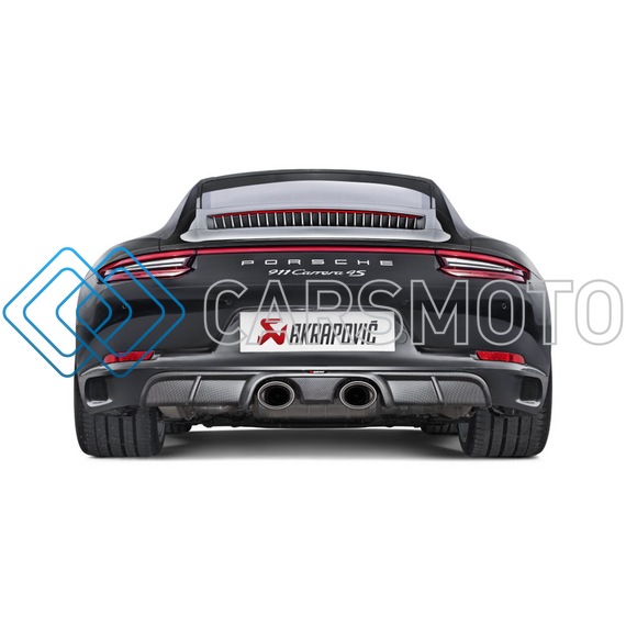 AKRAPOVIC S-PO/T/5H ВЫХЛОПНАЯ СИСТЕМА SLIP-ON (TITANIUM) С НАСАДКАМИ CARBON ДЛЯ PORSCHE PANAMERA (ТРЕБУЕТСЯ КОМПЛЕКТ КРЕПЕЖА ДЛЯ V6 ИЛИ V8)