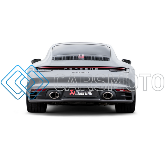 AKRAPOVIC S-PO/TI/14 ВЫХЛОПНАЯ СИСТЕМА SLIP-ON (TITANIUM) С OPF ДЛЯ PORSCHE 911 CARRERA (992 С SPORT EXHAUST)