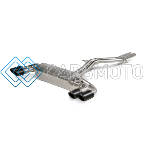 AKRAPOVIC S-PO/TI/17H ВЫХЛОПНАЯ СИСТЕМА EVOLUTION LINE CAT-BACK (TITANIUM) ДЛЯ PORSCHE CAYENNE TURBO / COUPE V8 (536) (БЕЗ НАСАДОК)