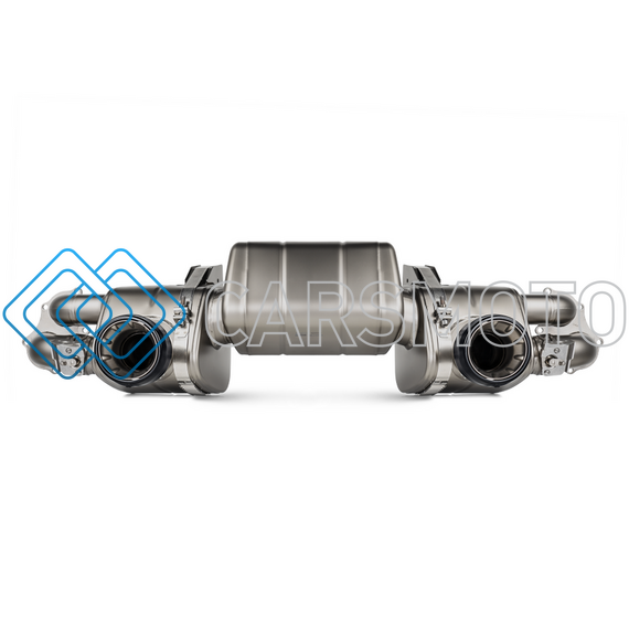 AKRAPOVIC S-PO/TI/18/1 ВЫХЛОПНАЯ СИСТЕМА SLIP-ON RACE LINE (TITANIUM) ДЛЯ PORSCHE CAYMAN GT4 (718) (БЕЗ НАСАДОК)