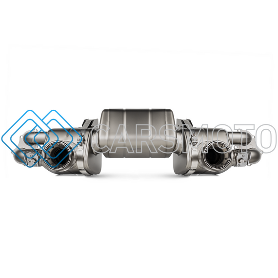 AKRAPOVIC S-PO/TI/18/1 ВЫХЛОПНАЯ СИСТЕМА SLIP-ON RACE LINE (TITANIUM) ДЛЯ PORSCHE CAYMAN GT4 (718) (БЕЗ НАСАДОК)