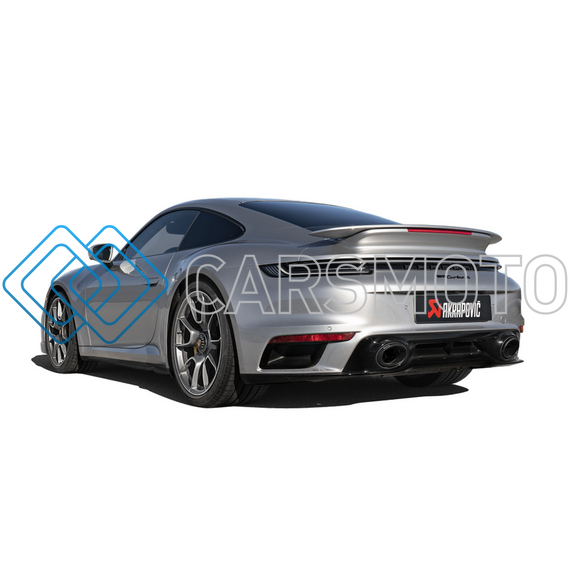 AKRAPOVIC S-PO/TI/19 ВЫХЛОПНАЯ СИСТЕМА SLIP-ON RACE LINE (TITANIUM) ДЛЯ PORSCHE 911 TURBO / TURBO S (992) (БЕЗ НАСАДОК)