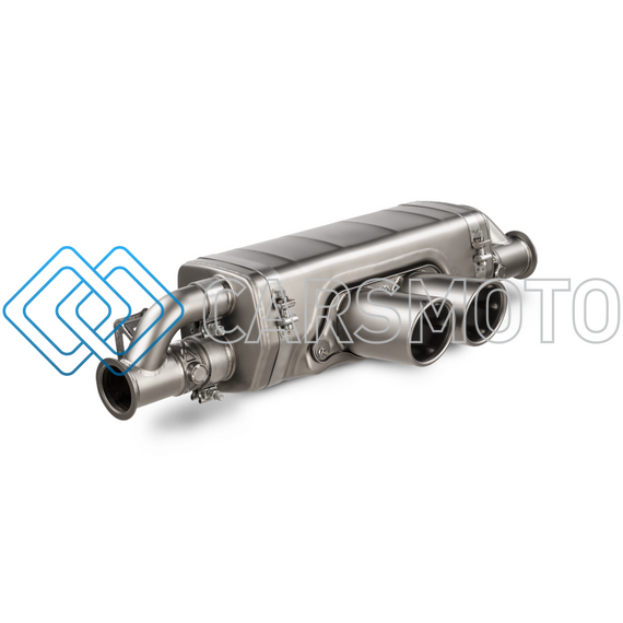 AKRAPOVIC S-PO/TI/23 ВЫХЛОПНАЯ СИСТЕМА SLIP-ON RACE LINE (TITANIUM) С НАСАДКАМИ TITANIUM ДЛЯ PORSCHE 911 GT3 / GT3 RS (992)