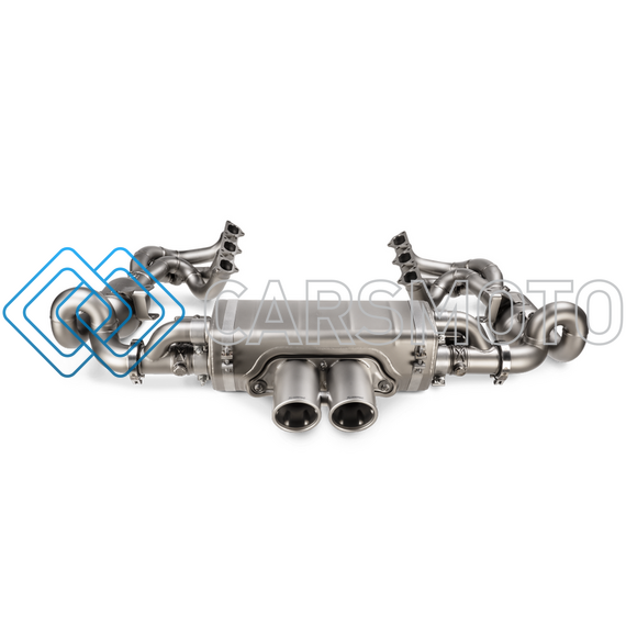AKRAPOVIC S-PO/TI/23 ВЫХЛОПНАЯ СИСТЕМА SLIP-ON RACE LINE (TITANIUM) С НАСАДКАМИ TITANIUM ДЛЯ PORSCHE 911 GT3 / GT3 RS (992)