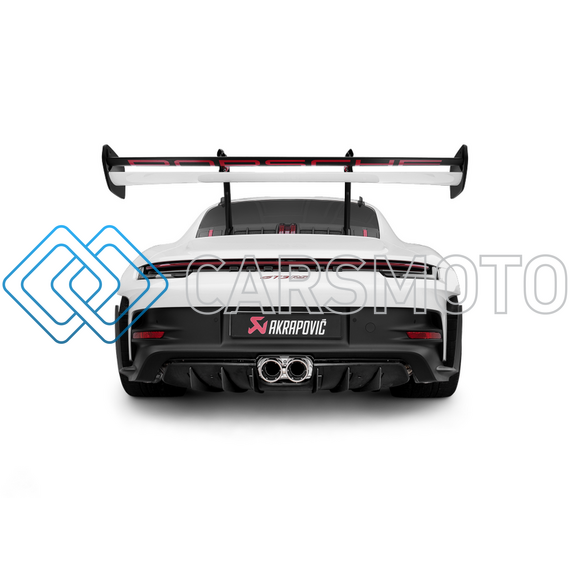 AKRAPOVIC S-PO/TI/23 ВЫХЛОПНАЯ СИСТЕМА SLIP-ON RACE LINE (TITANIUM) С НАСАДКАМИ TITANIUM ДЛЯ PORSCHE 911 GT3 / GT3 RS (992)
