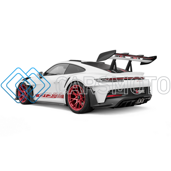 AKRAPOVIC S-PO/TI/23 ВЫХЛОПНАЯ СИСТЕМА SLIP-ON RACE LINE (TITANIUM) С НАСАДКАМИ TITANIUM ДЛЯ PORSCHE 911 GT3 / GT3 RS (992)