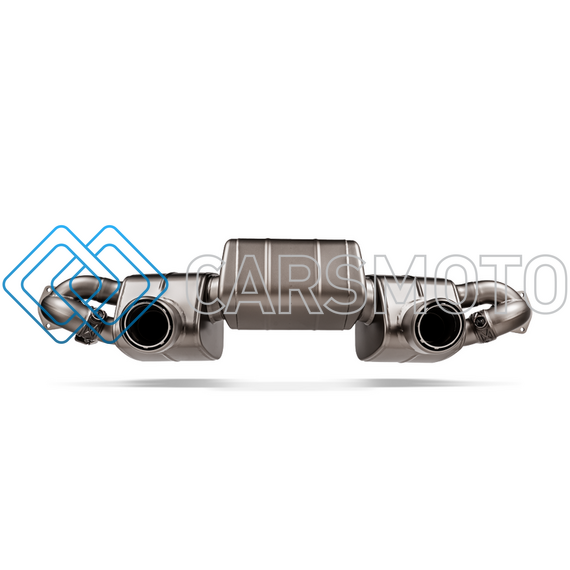 AKRAPOVIC S-PO/TI/24 ВЫХЛОПНАЯ СИСТЕМА SLIP-ON RACE LINE (TITANIUM) ДЛЯ PORSCHE 718 CAYMAN GT4 RS