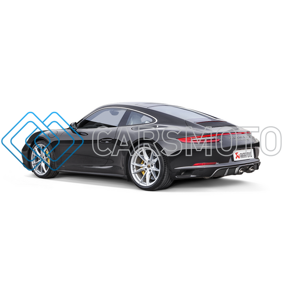 AKRAPOVIC S-PO/TI/5H ВЫХЛОПНАЯ СИСТЕМА SLIP-ON LINE (TITANIUM) И НАСАДКАМИ TITANIUM ДЛЯ PORSCHE 911 CARRERA S / 4 / 4S / GTS (991.2)
